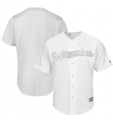 Brewers Blank White 2019 Players Weekend Player Jersey