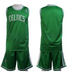 Boston Celtics Blank Green Jerseys&Shorts