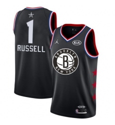 Nets 1 DAngelo Russell Black Youth Basketball Jordan Swingman 2019 AllStar Game Jersey