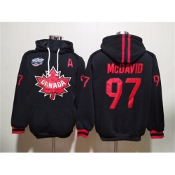 Men Team Canada 97 Connor McDavid Black Ageless Must Have Lace Up Pullover Hoodie