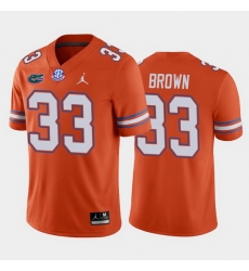 Florida Gators Trent Brown Orange Alternate Men'S Jersey