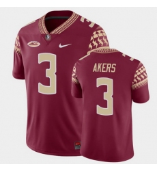 Men Florida State Seminoles Cam Akers Game Garnet College Football Jersey