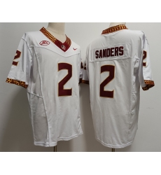 Men Women Youth Florida State Seminoles #2 Deion Sanders White 2023 F U S E Stitched Limited NCAA Jersey