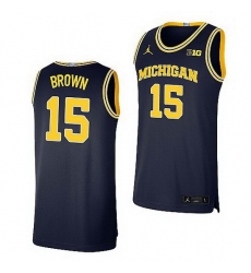 Michigan Wolverines Chaundee Brown Navy Limited Basketball Jersey