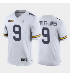 Michigan Wolverines Donovan Peoples Jones White Away Men'S Jersey