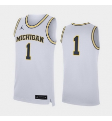 Michigan Wolverines White Replica Men'S Jersey