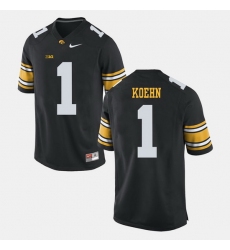 Marshall Koehn Black Iowa Hawkeyes Alumni Football Game Jersey