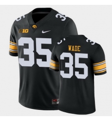 Men Iowa Hawkeyes Barrington Wade Game Black College Football Jersey