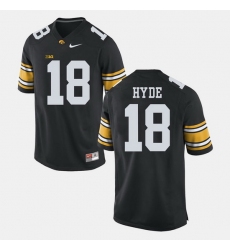 Men Micah Hyde Black Iowa Hawkeyes Alumni Football Game Jersey