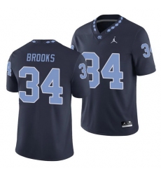 North Carolina Tar Heels British Brooks Navy College Football Men'S Jersey