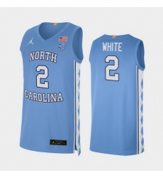 North Carolina Tar Heels Coby White Blue Alumni Limited Men'S Jersey