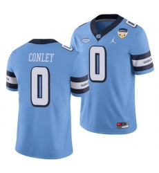 North Carolina Tar Heels Ja'Qurious Conley Carolina Blue 2021 Orange Bowl Game Jersey