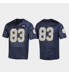 Men Notre Dame Fighting Irish 83 Navy 150Th Anniversary College Football Jersey