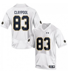 Men Under Armour 83 Limited White Chase Claypool Notre Dame Fighting Irish Alumni Football Jersey