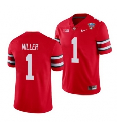 Ohio State Buckeyes Braxton Miller Scarlet 2021 Sugar Bowl College Football Jersey