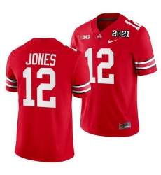 Ohio State Buckeyes Cardale Jones Scarlet 2021 Sugar Bowl Champions College Football Playoff College Football Playoff Jersey