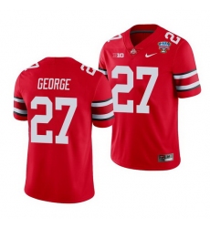 Ohio State Buckeyes Eddie George Scarlet 2021 Sugar Bowl College Football Jersey