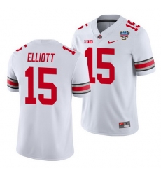 Ohio State Buckeyes Ezekiel Elliott White 2021 Sugar Bowl College Football Jersey