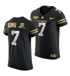 Ohio State Buckeyes Ted Ginn Jr. Black Golden Edition Jersey