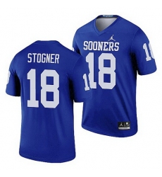 Oklahoma Sooners Austin Stogner Blue Legend Men'S Jersey