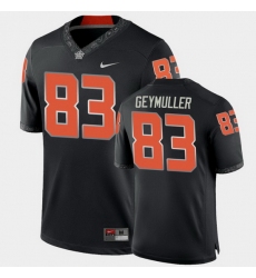 Men Oklahoma State Cowboys Gordie Geymuller College Football Black Game Jersey