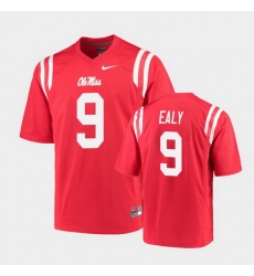 Men Ole Miss Rebels Jerrion Ealy College Football Red Game Jersey