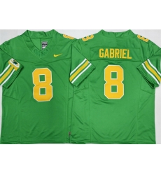 Men Oregon Ducks 8 Dillon Gabriel 2026 Green F U S E  Stitched Jersey