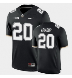 Men Purdue Boilermakers Alfred Armour College Football Game Black Jersey