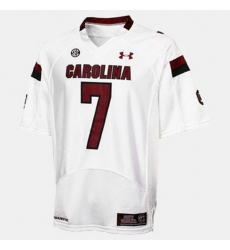 Men South Carolina Gamecocks Jadeveon Clowney College Football White Jersey