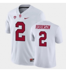 Men Stanford Cardinal Curtis Robinson Game White College Football Jersey