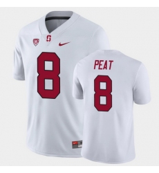 Men Stanford Cardinal Nathaniel Peat Game White College Football Jersey