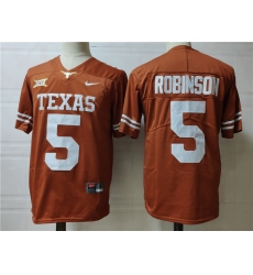 Texas Longhorns Bijan Robinson Orange  Men Jersey