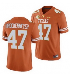 Texas Longhorns Luke Brockermeyer Orange 2021 Red River Showdown Men Jersey