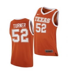 Texas Longhorns Myles Turner Orange Replica Texas Longhorns Jersey