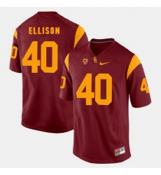 Men Usc Trojans Rhett Ellison Pac 12 Game Red Jersey