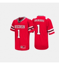 Men Wisconsin Badgers Hail Mary Ii Red Jersey