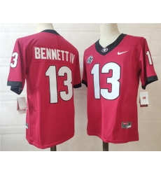 Men #13 Stetson BENNETT IV Georgia Bulldogs College Football Jerseys Sale  red