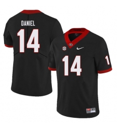 Men #14 DJ Daniel Georgia Bulldogs College Football Jerseys Sale-Black