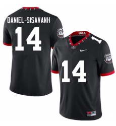 Men #14 David Daniel-Sisavanh Georgia Bulldogs College Football Jerseys Sale-100th Anniversary