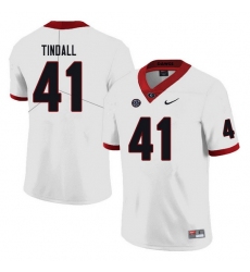 Men #41 Channing Tindall Georgia Bulldogs College Football Jerseys white