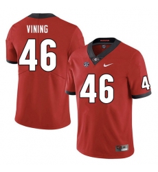 Men #46 George Vining Georgia Bulldogs College Football Jerseys Sale-Red