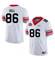 Men #86 Dillon Bell Georgia Bulldogs College Football Jerseys Sale-40th Anniversary