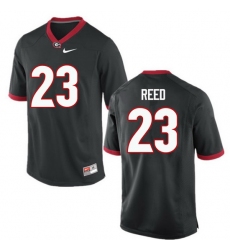 Men Georgia Bulldogs #23 J.R. Reed College Football Jerseys-Black