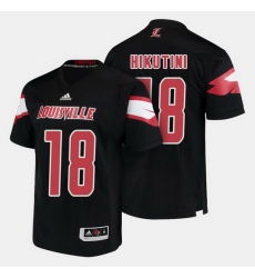 Louisville Cardinals Cole Hikutini College Football Black Jersey