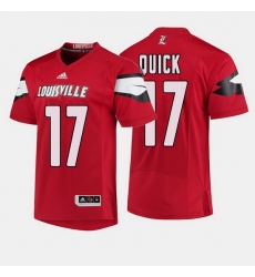 Louisville Cardinals James Quick College Football Red Jersey