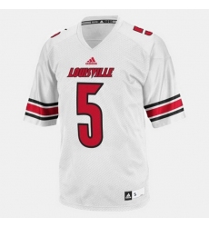 Louisville Cardinals Teddy Bridgewater College Football White Jersey