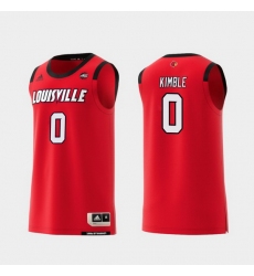 Men Louisville Cardinals Lamarr Kimble Red Replica College Basketball Jersey