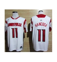 ncaa Louisville Cardinals #11 2013 March Madness Luke Hancock Authentic Jersey White