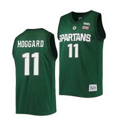 Michigan State Spartans A.J. Hoggard Green Alumni Commemorative Classic Jersey