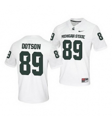 Michigan State Spartans Matt Dotson White Untouchable Men'S Jersey